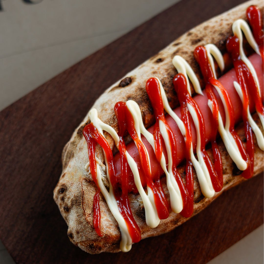 Hot Dog with Pizza Bread